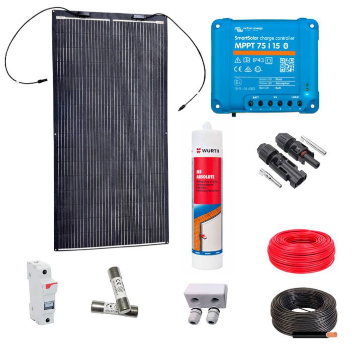 Kit Solar Camper 200W Flex+Bluetooth