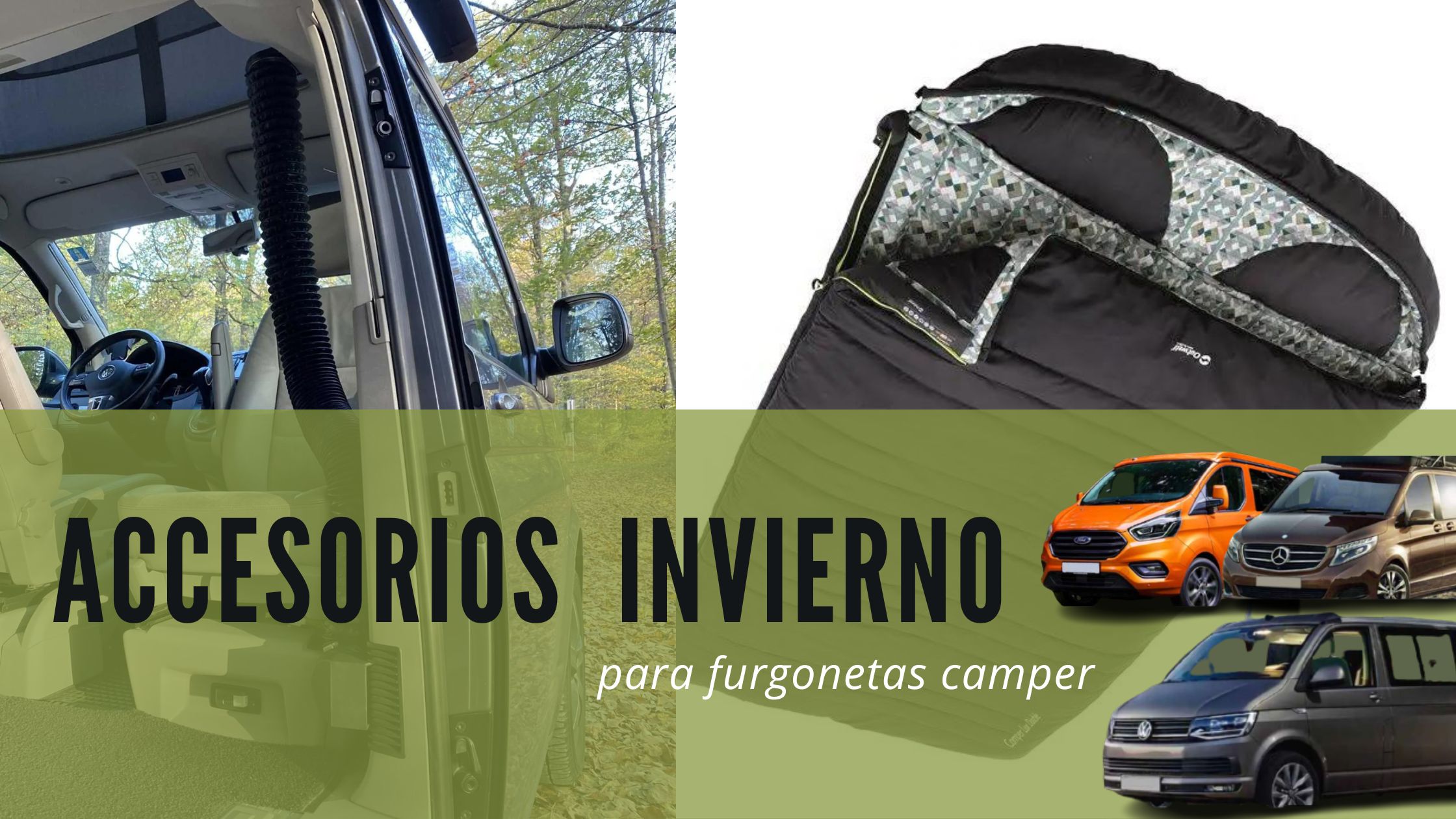 Equipamientos y accesorios para furgoneta camper - Micamper